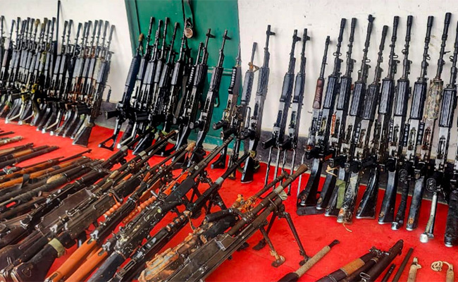 Security personnel unearth country-made gun making unit set by Maoists in Odisha's Kandhamal